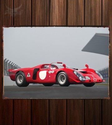 Металлическая табличка Alfa Romeo Tipo 33 2 Daytona